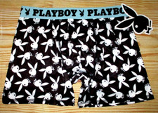 MENS PLAYBOY BLACK BOXER BRIEF SIZE L 36/38 