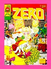 ZERO, # 4, 1ST. PRINT, 1979, DOUG HANSEN, PETE VON SHOLLY, RARE UNDERGROUND COMI