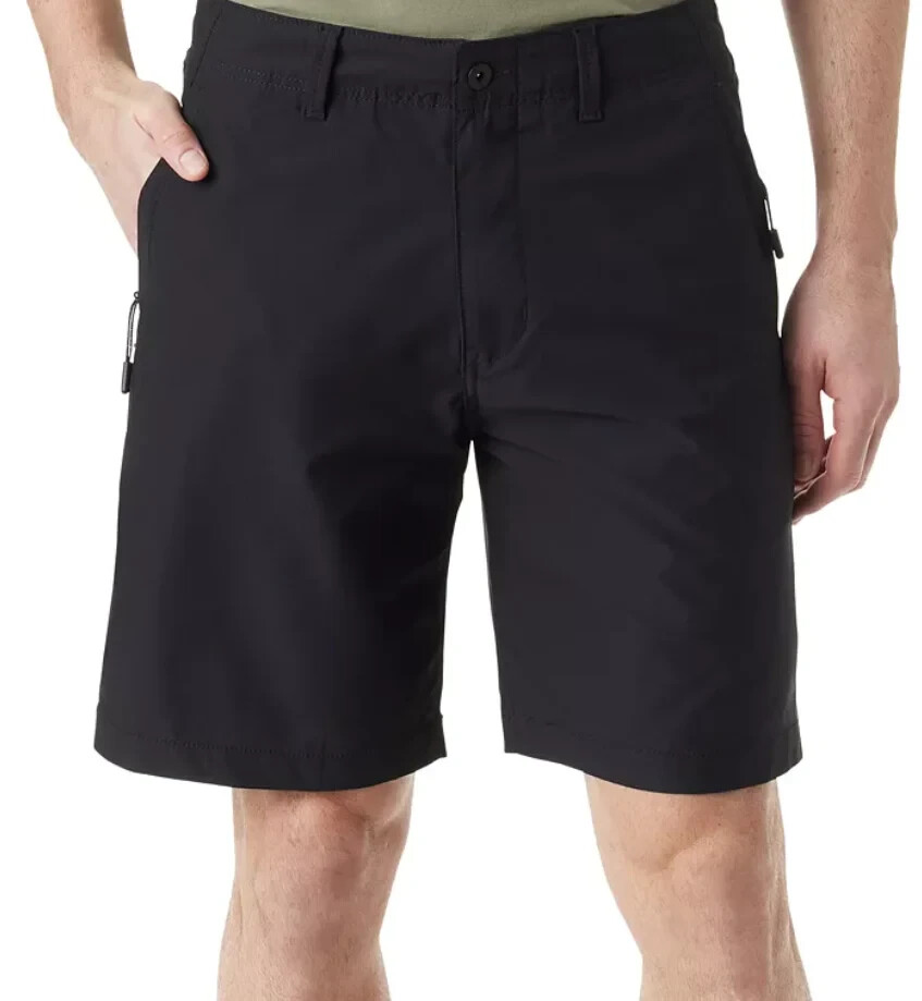 Bass Outdoor Mens Regular fit Casual Tech Traveler Shorts Black, Sz 32