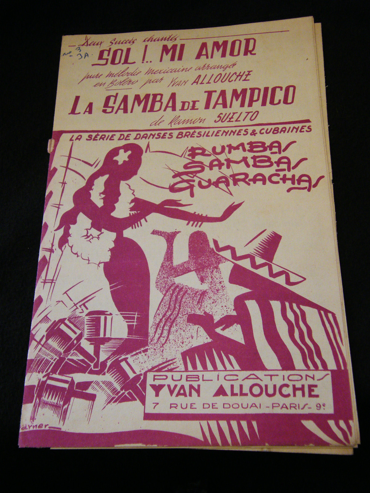 Partition Sol ! Mi Amor Allouche La Samba De Tampico Suelto