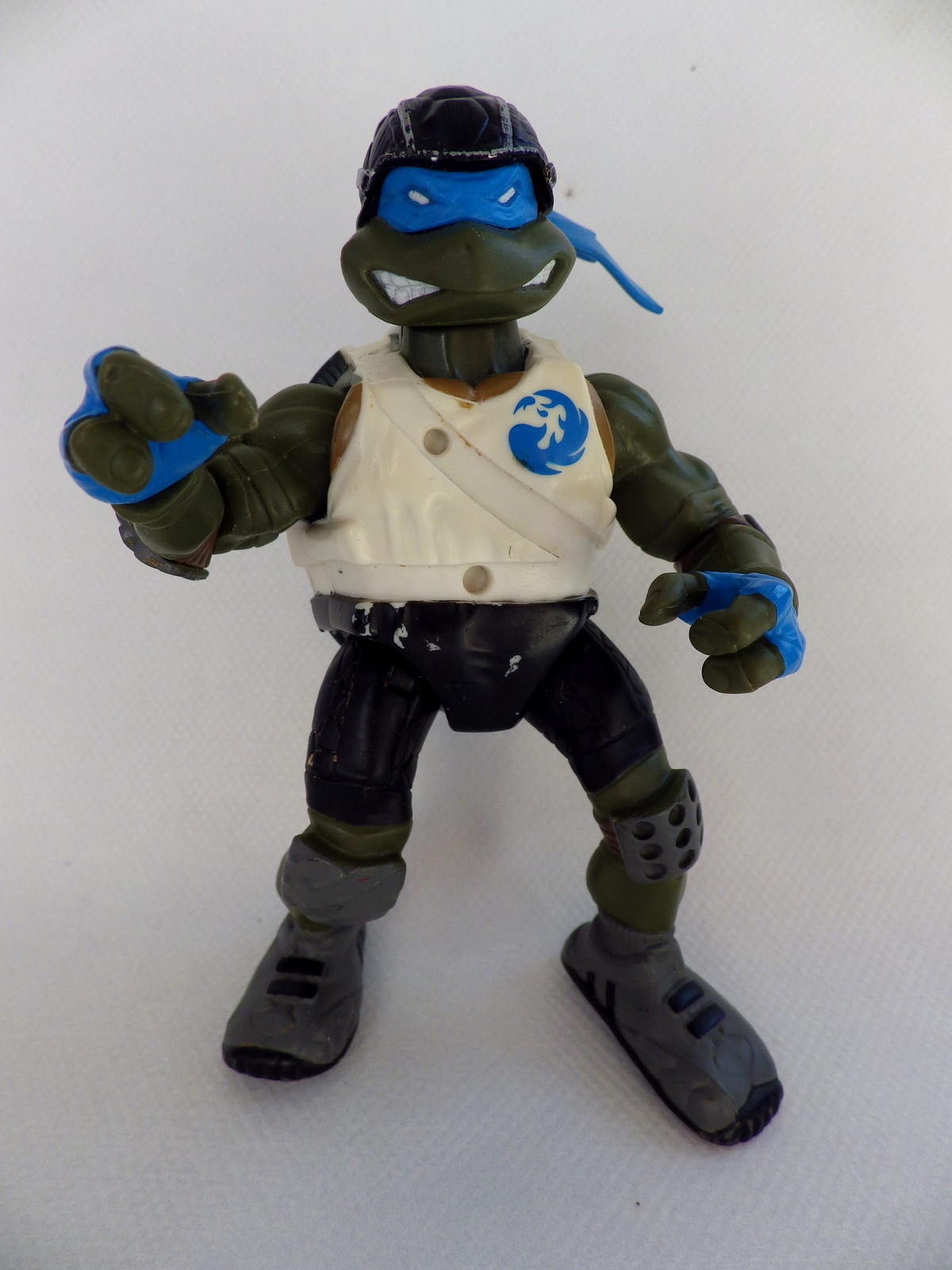 2003 Mirage Studios Playmates Leonardo Hockey Pilot Ninja Turtle Figure