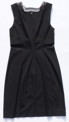 chinese dress ladies Roberto Cavalli Black Leopard-Print Lace Long Sleeve Midi Dress – DBLTKE