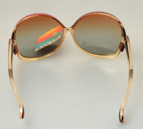 BRILLE FRANCE Vintage Sonnenbrille Polaroid 8827 Brauntöne Vollrahmen Oversize - Bild 7 von 8