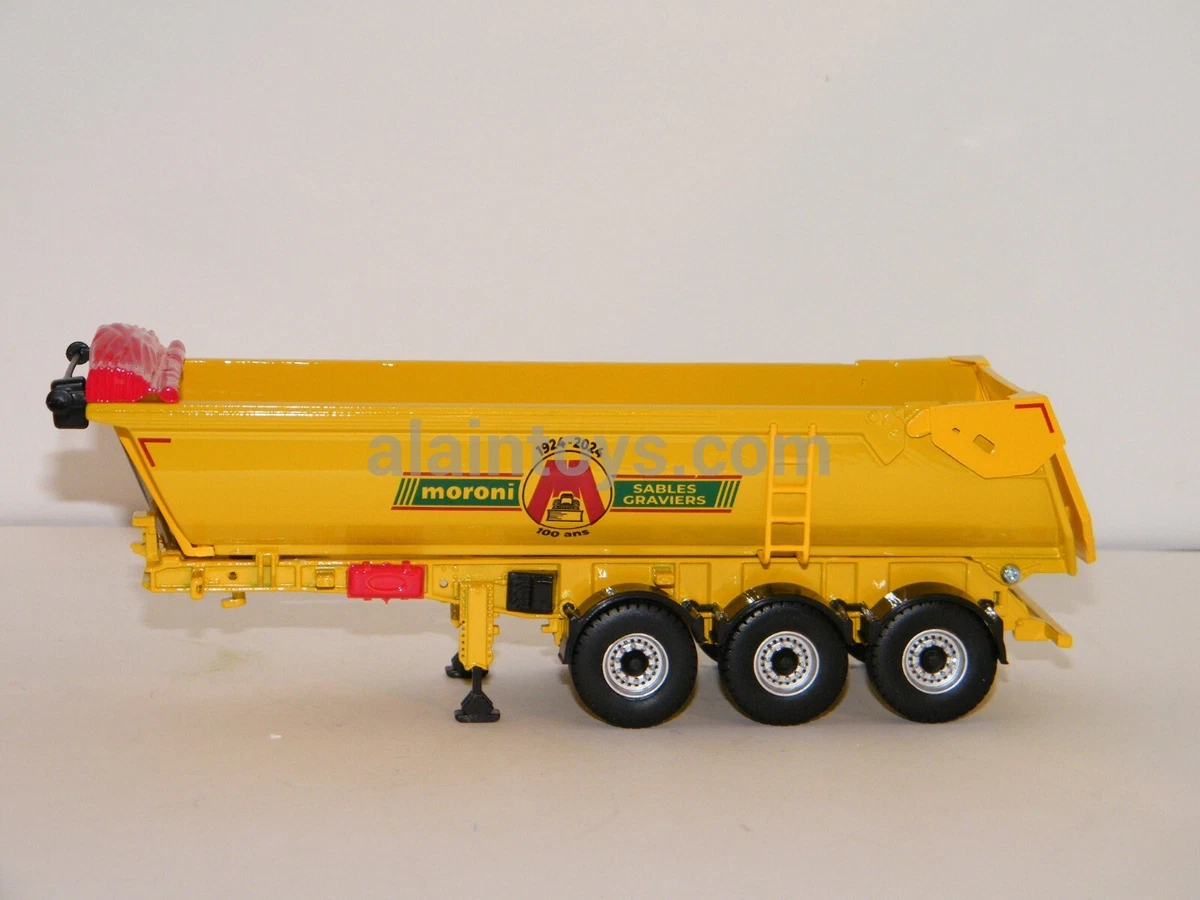 RENAULT T 460 REMORQUE BENNE TRANSPORTS MORONI ELIGOR 1/43 Réf 118117
