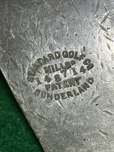 Braid Mills Hickory Golf Club Display Mount mallet putter Model 1915 Sunderland - Picture 4 of 12