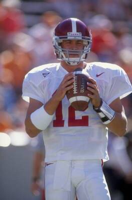 Quarterback John David Phillips Alabama Crimson Tide in action 1998 Old Photo