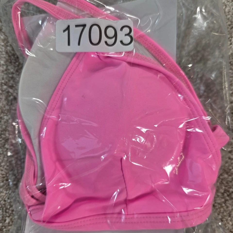 女士比基尼上衣三角可拆卸垫粉色 XL — 第 4/4 张图片