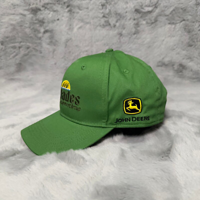 John Deere Hat Strap Back Green Everglades Equipment Group | eBay