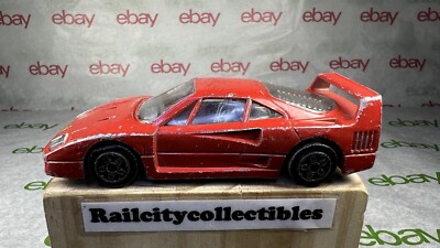 VINTAGE BURAGO BBURAGO FERRARI F40 MADE IN ITALY 1/43 SCALE RED