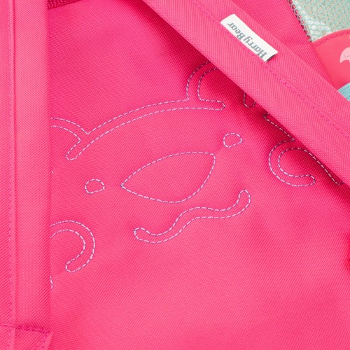Flamingo Schwimmtasche Kinder Mädchen Kordelzug Rucksack Sport Zubehör rosa blau - Bild 7 von 7
