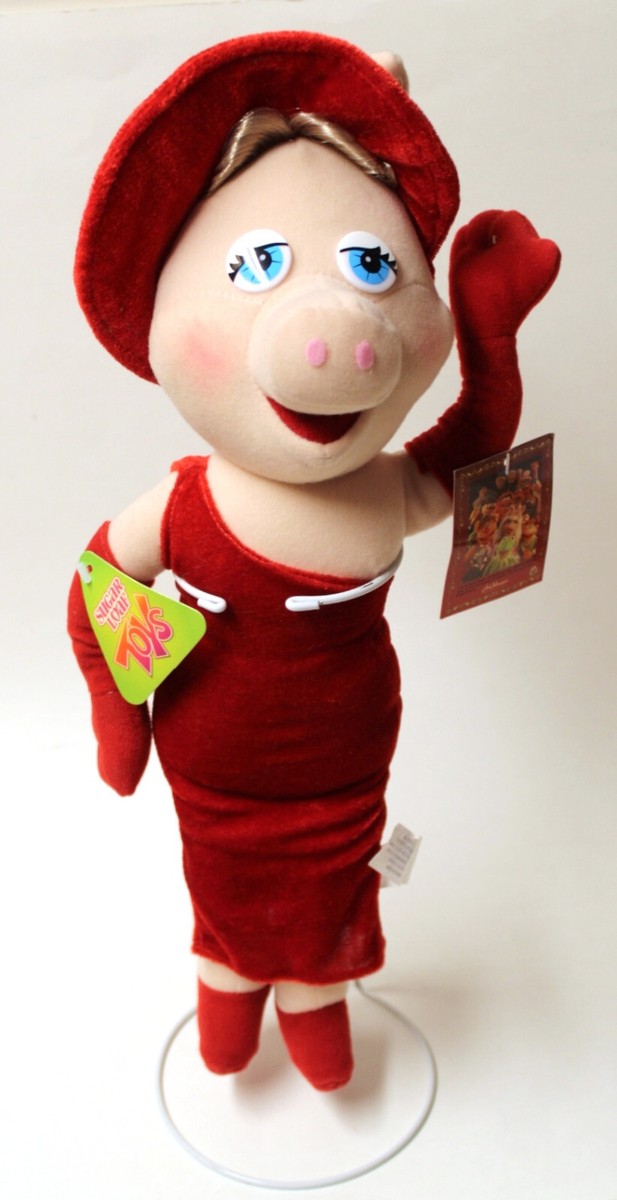 The Muppet Show 25 Years Piggy In Red Dress Plush 17 Inch
