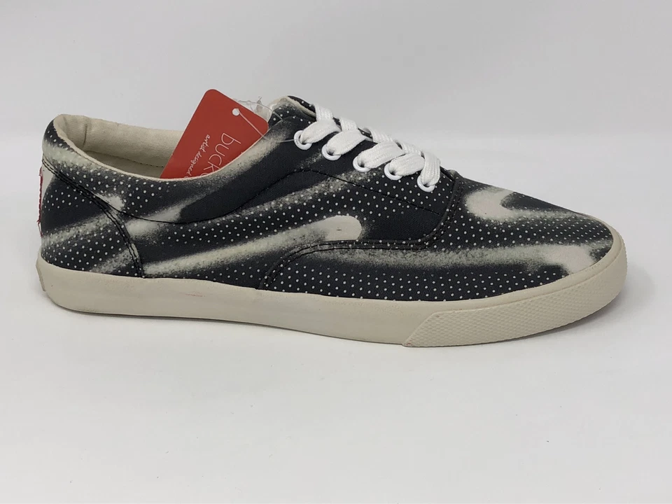 BucketFeet pulverizado para hombre - negro/blanco, 8 D EE. UU. Foto 2 de 2