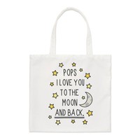 Pops I Love You To The Moon Und RüCken Regular Tragetasche Lustig GroßVater