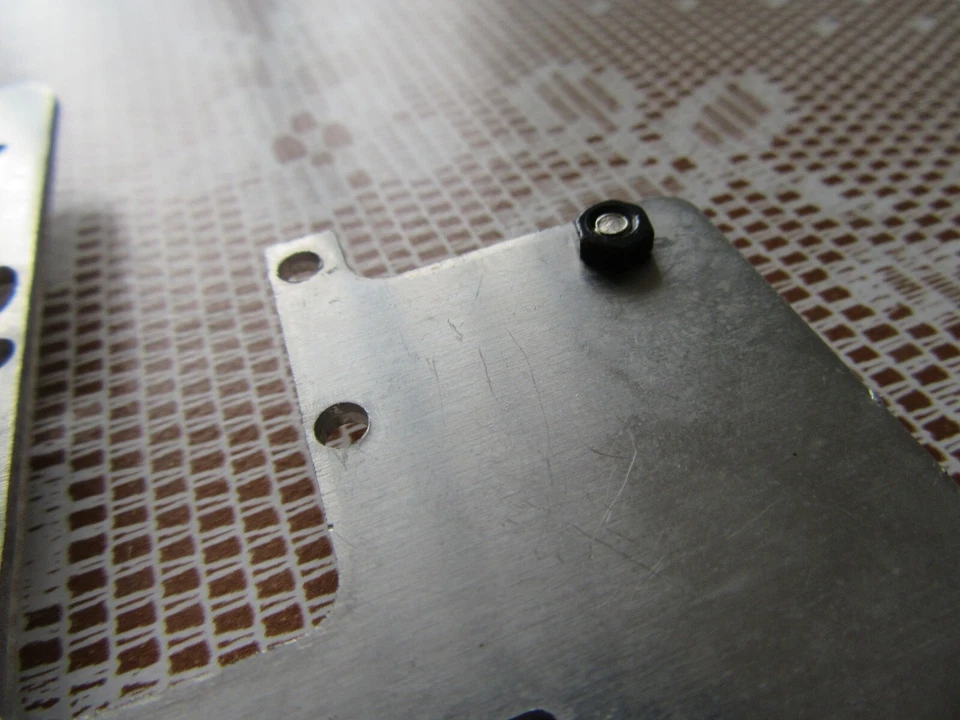 A619 T2M Mini Chassisplatte Silberfarben Aus Aluminium L 19,4 cm Modellbau - Bild 3 von 4