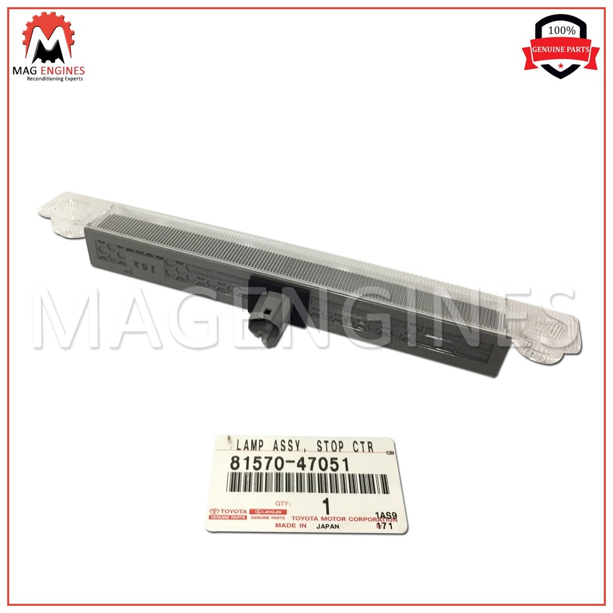 81570-47051 GENUINE OEM TOYOTA LAMP ASSY, CENTER STOP 8157047051 
