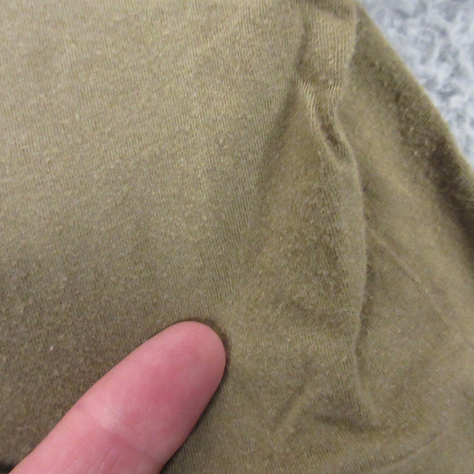 True Religion Faded Skull Graphic T-Shirt Womens size 5 Cotton Brown Y2K 2000s thumbnail 3