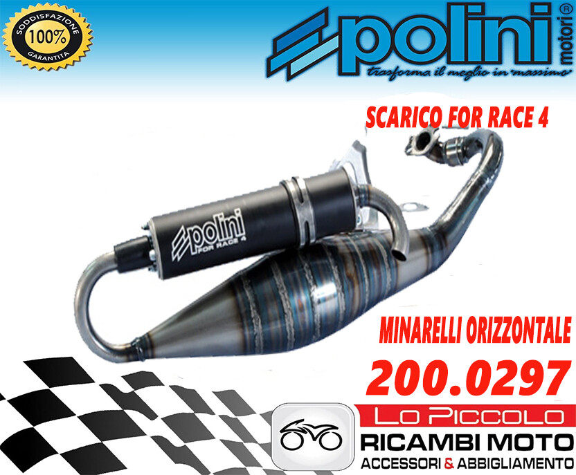 Marmitta Silent Pro Per Scooter Aprilia, Yamaha, Benelli – Silenziosa, Elegante, Per Motori 2 Tempi