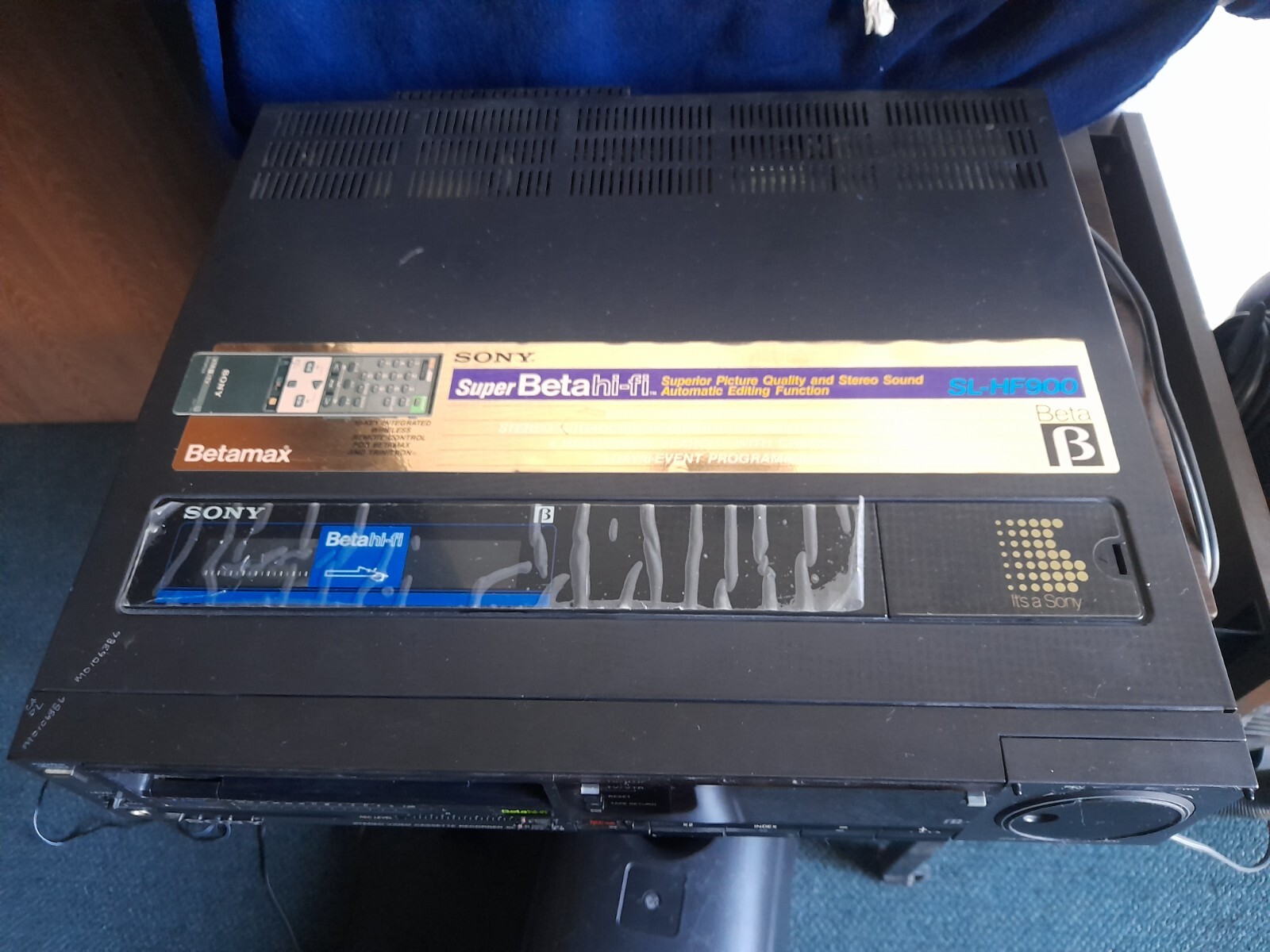 Sony SL-HF900 Stereo HiFi Super Betamax video tape recorder player | eBay