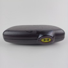 Koali Eyeglasses Case Sunglasses Hard Shell Brown Felt Lined Travel Carrier