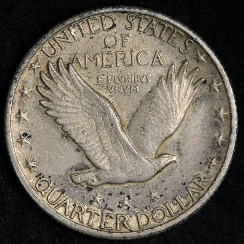 1926 Standing Liberty Silver Quarter BU *UNCIRCULATED* MS E266 ZCCA - Image 2 of 2