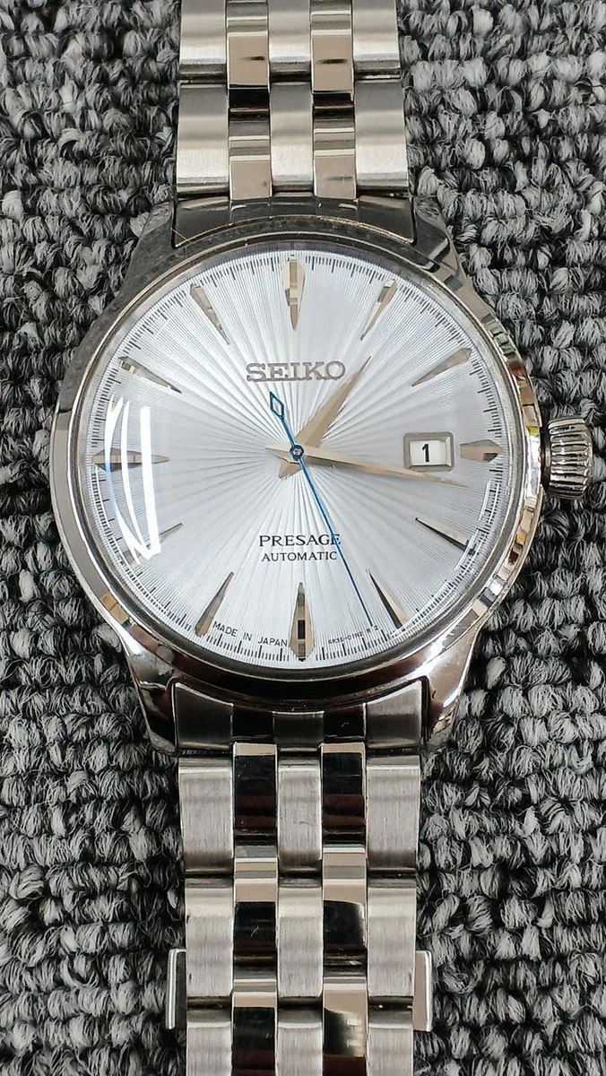 Seiko presage silver sale