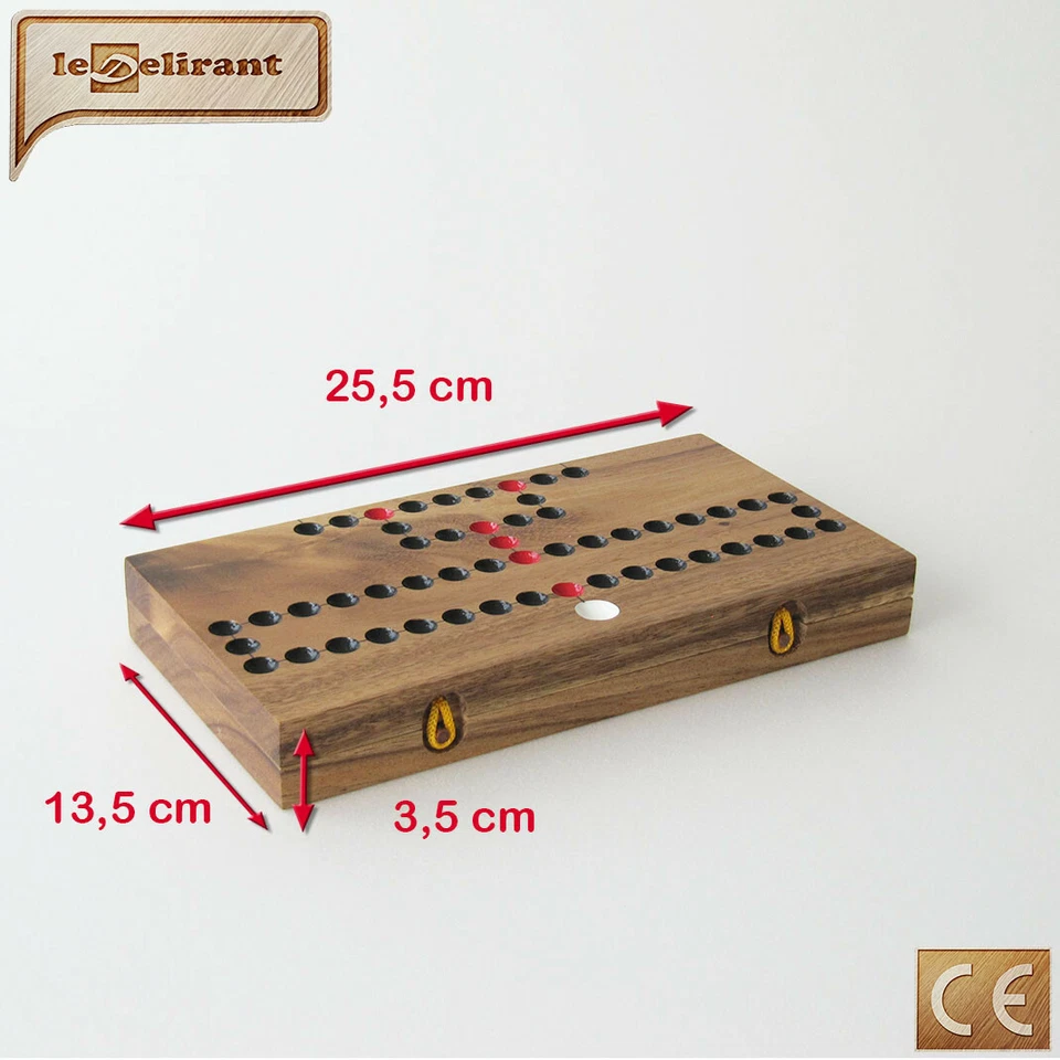 BARRICADE - MALEFITZ de 2 à 4 Joueurs. Jeu de société familial en bois 26x26 cm - Photo 3/4