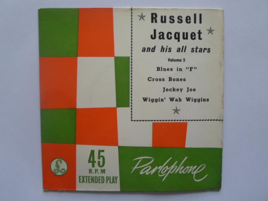 Russell Jacquet Russell Jacquet Vol 2 EP Parlophone GEP8596 VG 1950s SLEEVE ONLY