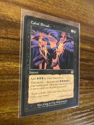 MTG✨CABAL RITUAL✨Torment MINT Common INSTANT 2002 Hildebrandt