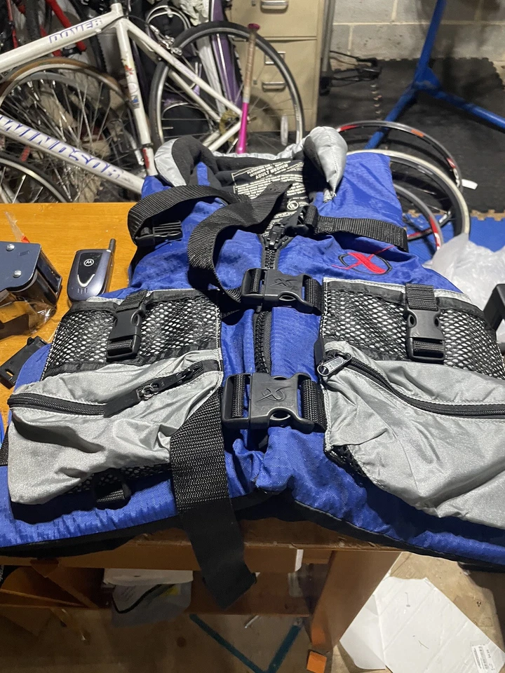 Chaleco salvavidas de pesca XO adulto mediano Foto 2 de 4