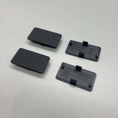 4x BMW E30 Switch Blanks | Set of 4 | Factory Finish | 64111368498 | E24 E28 E32