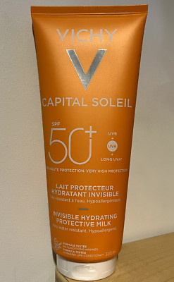 Vichy Capital Soleil SPF50 Invisible Protective Hydrating Milk 300ml New