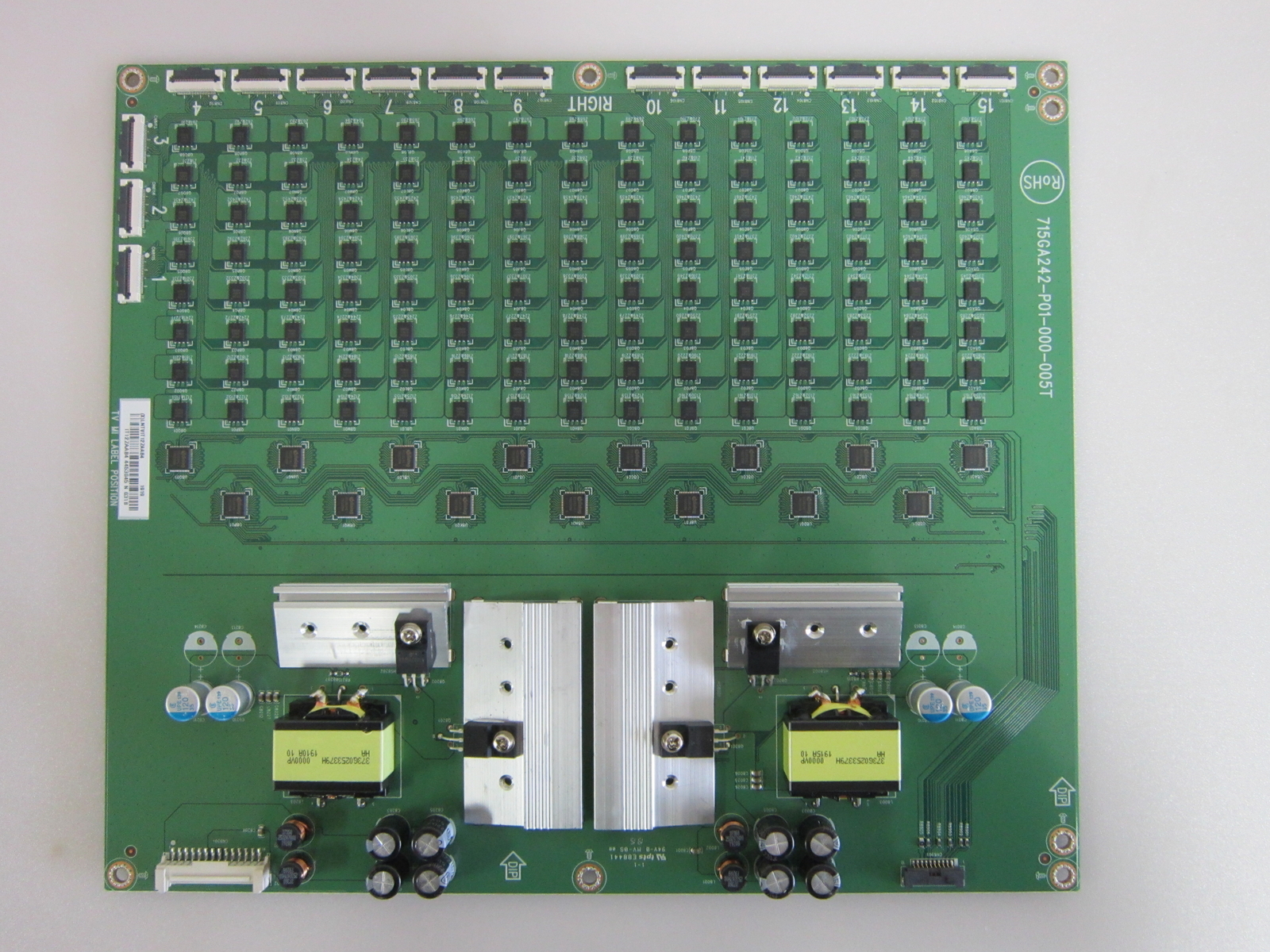Vizio PX75-G1 LED Driver Board 715GA242-P01-000-005T LNTVIT12ZAAB4 Replacement