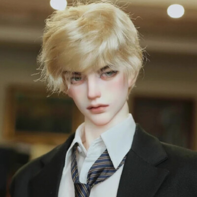 1/3 BJD Doll Joint Resin Facial Makeup High Nose Bridge Man Bare Birthday Gifts