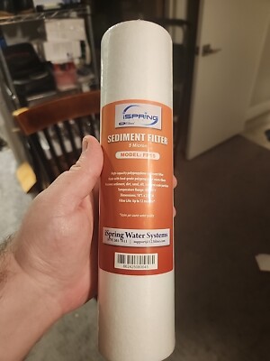 iSpring FP15 5 Micron 10'' x 2.5'' Universal Sediment Filter Cartridge