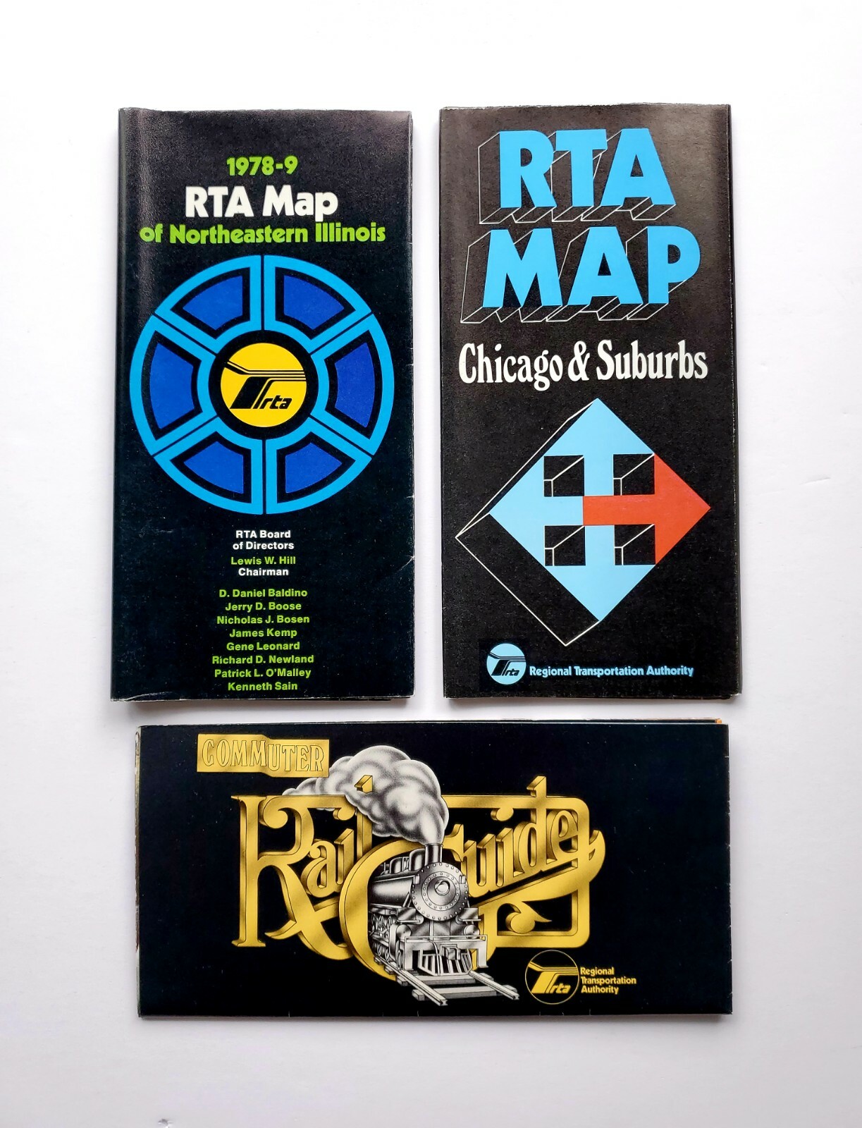 Lot of 3 Chicago & Suburbs RTA Maps Schedules Very Good Condition | eBay