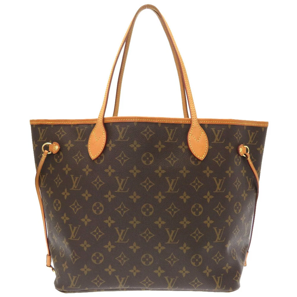 AUTHENTIC LOUIS VUITTON M40156 Monogram Neverfull MM Tote Bag 0074  