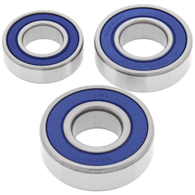 Fits 1990 Kawasaki KL650B Tengai Wheel Bearing and Seal Kit All Balls 25-1056