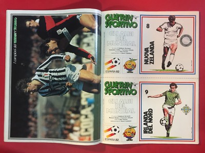 Guerin Sportivo N°9 1982 – Albi Mundial, Poster Tardelli, Film Championnat, Italie
