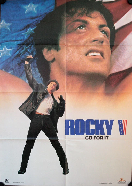 Rocky V 5 German Video Movie Poster A1 Stallone Talia Shire, Burt Young,  Sage | eBay