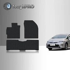 ToughPRO Floor Mats Black For Toyota Prius All Weather Custom Fit 2010-2015