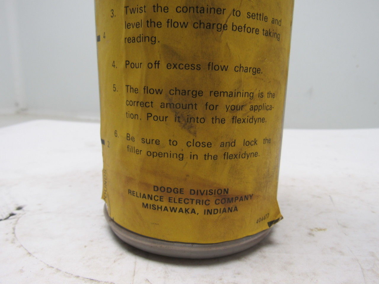 Dodge Baldor 311111 Flexidyne 10 Lb. Bottle Cast Steel Flow Charge eBay