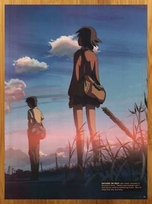 2007 5 Centimeters Per Second Print Ad/Poster Authentic Manga Anime Promo Art
