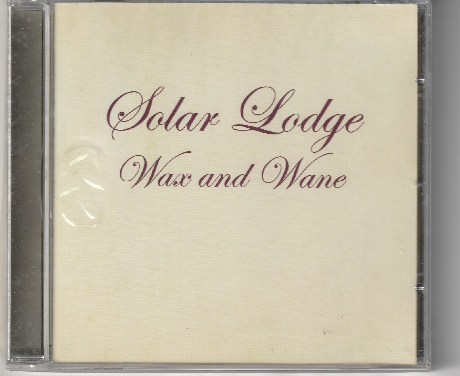 Solar Lodge   * Wax and wane *   CD NUOVO SIGILLATO