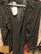ASOS new with tags dress polka dot sz 12 