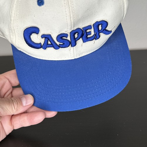 Cappello SnapBack Casper Universal Studios 1996 Vintage GIOVENTÙ Nuovo con etichette Film Promo - Foto 4 di 12
