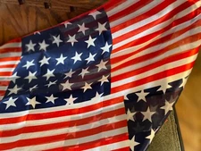 LADIES Patriotic * USA * AMERICAN FLAG - 58" x 13" Scarf