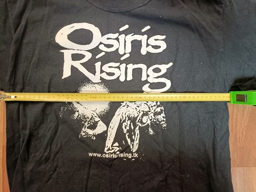 Camiseta Negra Osiris Rising Vintage Años 2000 Talla Grande Florida Alt Metal Banda Rara - Imagen 5 de 10