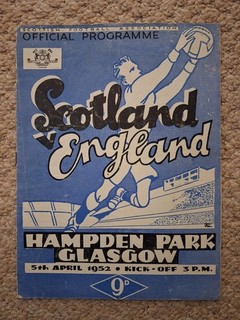 SCOTLAND v ENGLAND 1952