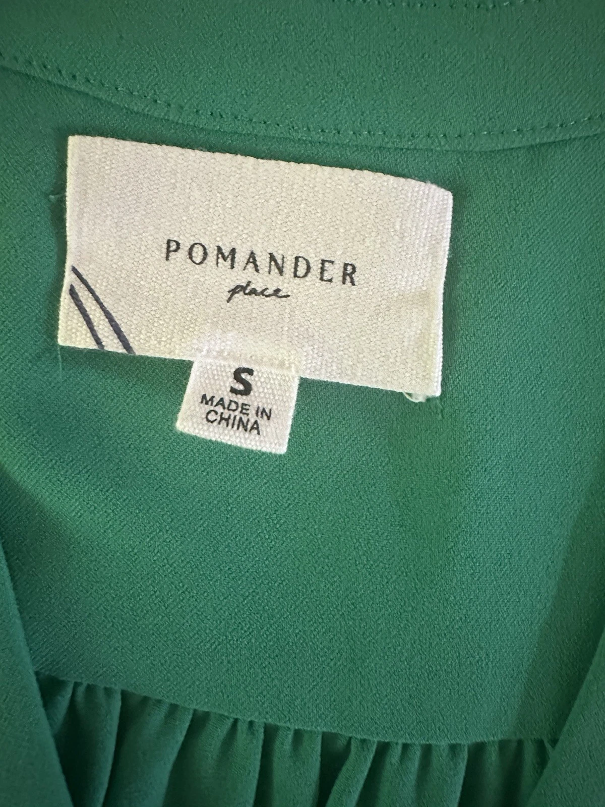 Abito Tuckernuck Pomander Place Crepe Kenzo Swing Dunmore Verde Mini Taglia S