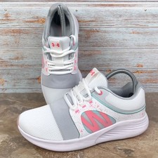 UA Charged Breathe Bliss Womens 8 White Pink ...